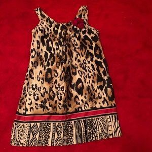 Sunny Leigh Animal Print Dress size 10
